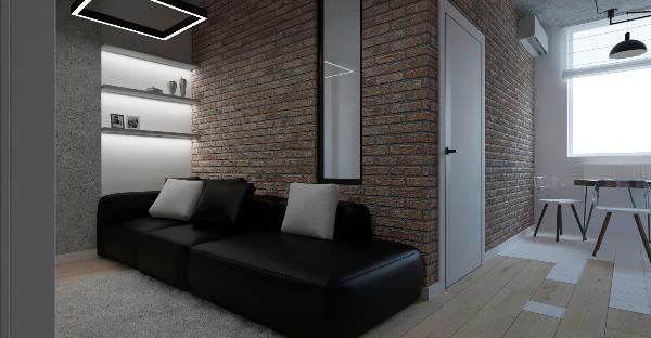 Дизайн квартиры 48 м.кв.