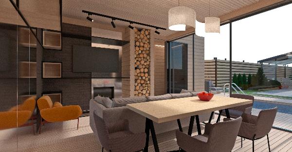 Дизайн интерьера небольшой бани