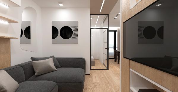 Проект 1-комнатной квартиры 