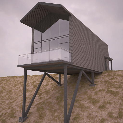 Дом на обрыве